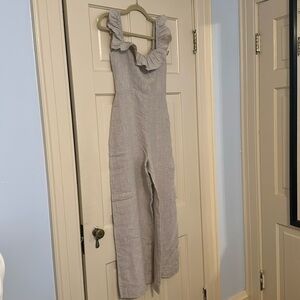 & Other Stories Linen Jumpsuit size 4